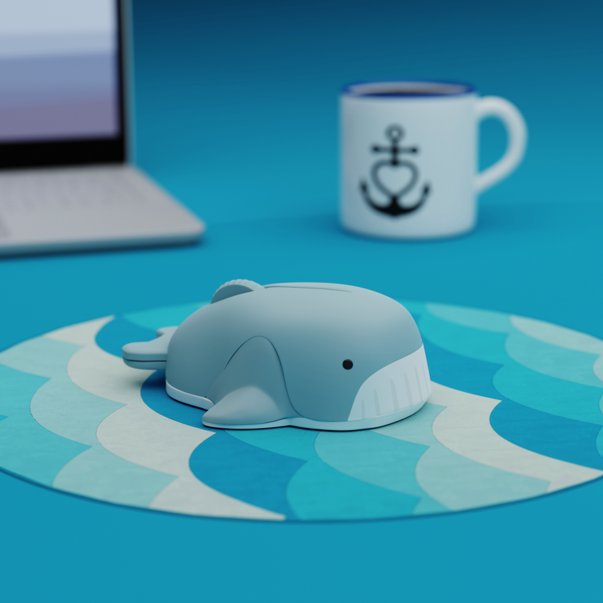 Mustard-Mustard Whale Kablosuz Mouse-Mouse-1-milagron.live