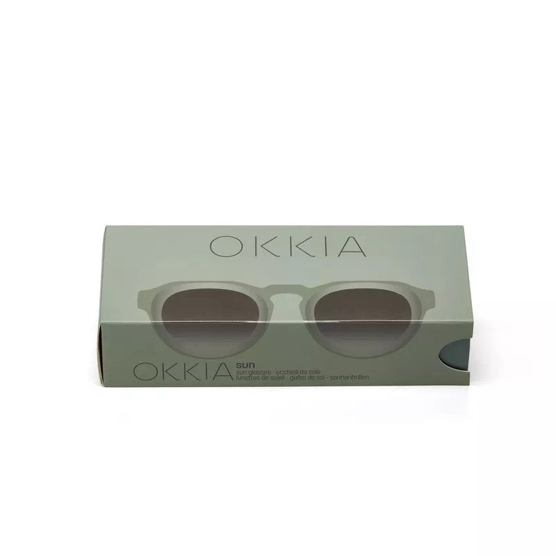 Okkia-Okkia Zeno Round Unisex Yeşil Güneş Gözlüğü Siyah Gradyan-Güneş Gözlüğü-7-milagron.live