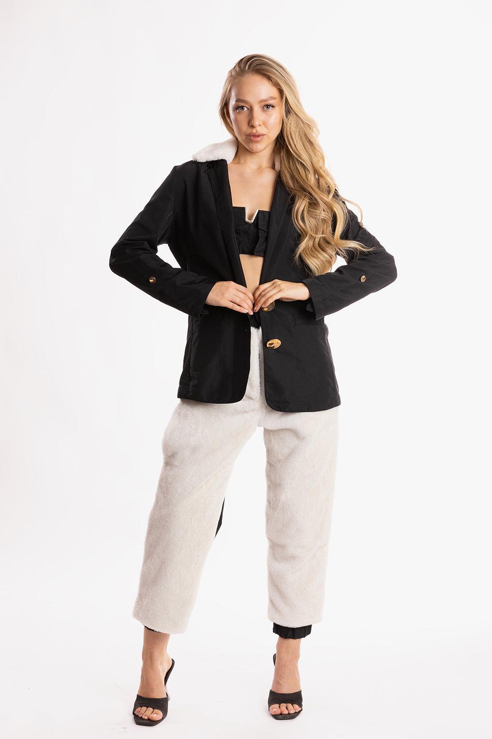 Ramme-Raider Jacket With Off-White Fur-Ceket-3-milagron.live