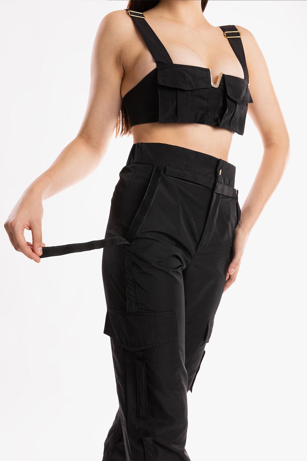 Ramme-Raider Pant With Off-White Fur-Pantolon-3-milagron.live