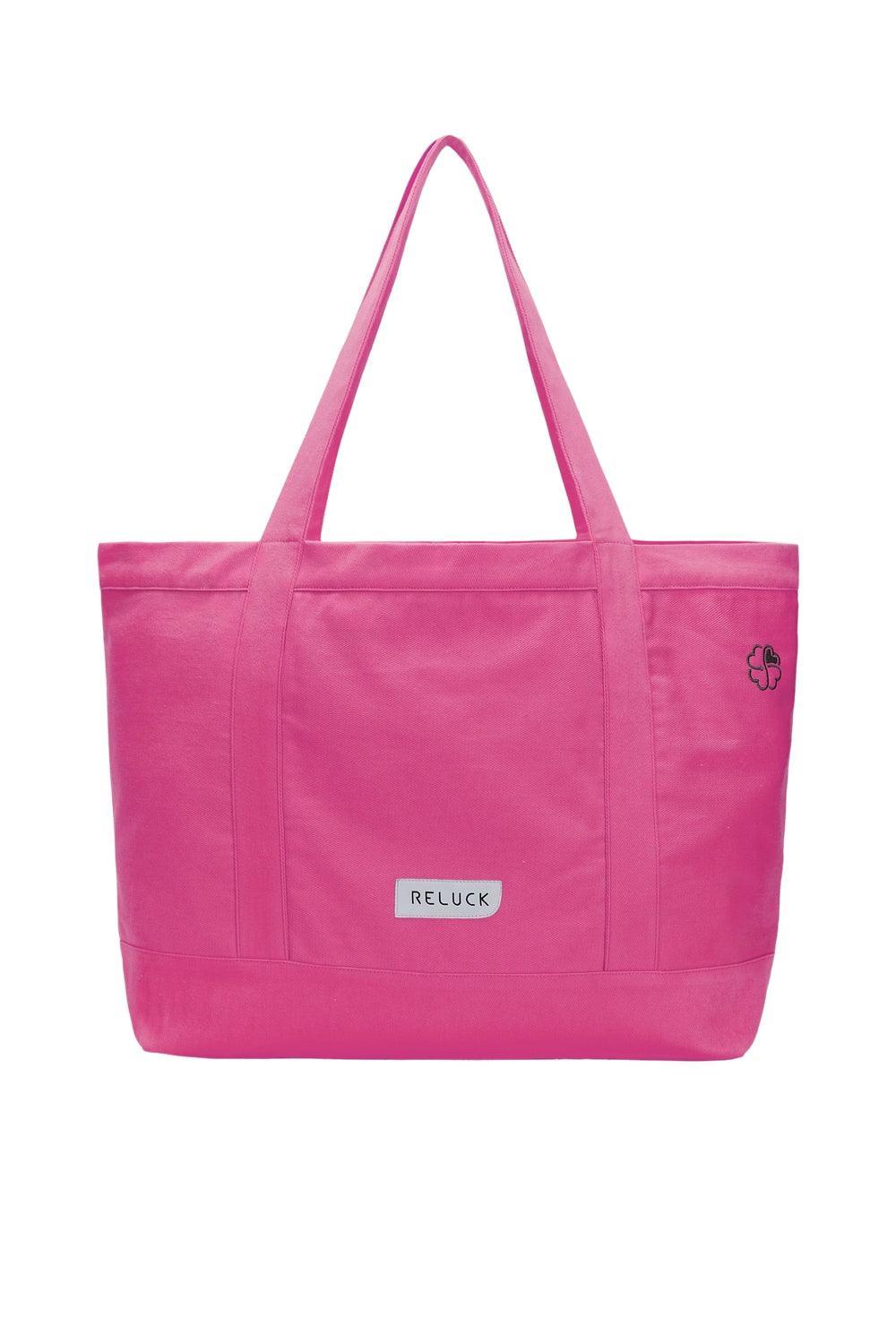 Reluck-%100 Recycled Big Tote Bag-Bez Çanta-1-milagron.live