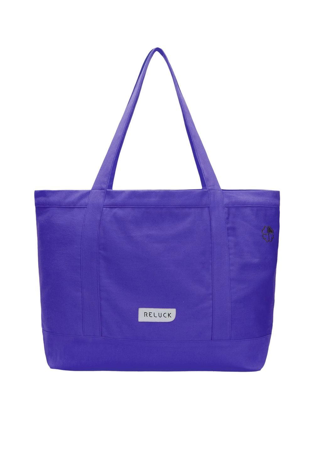 Reluck-%100 Recycled Big Tote Bag-Bez Çanta-1-milagron.live