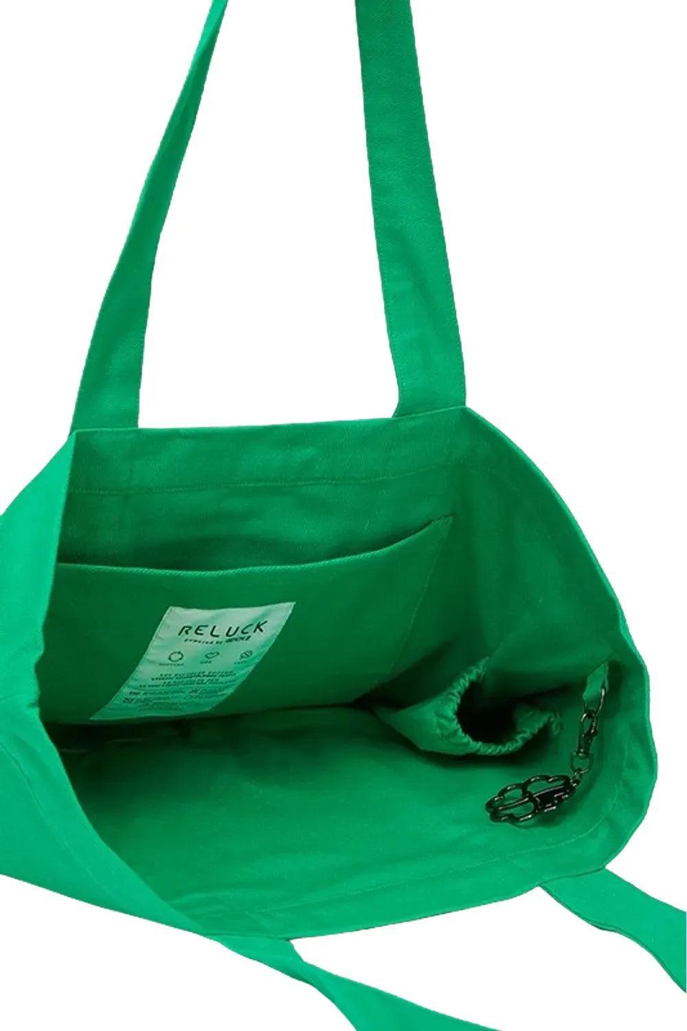 Reluck-%100 Recycled Big Tote Bag-Bez Çanta-3-milagron.live