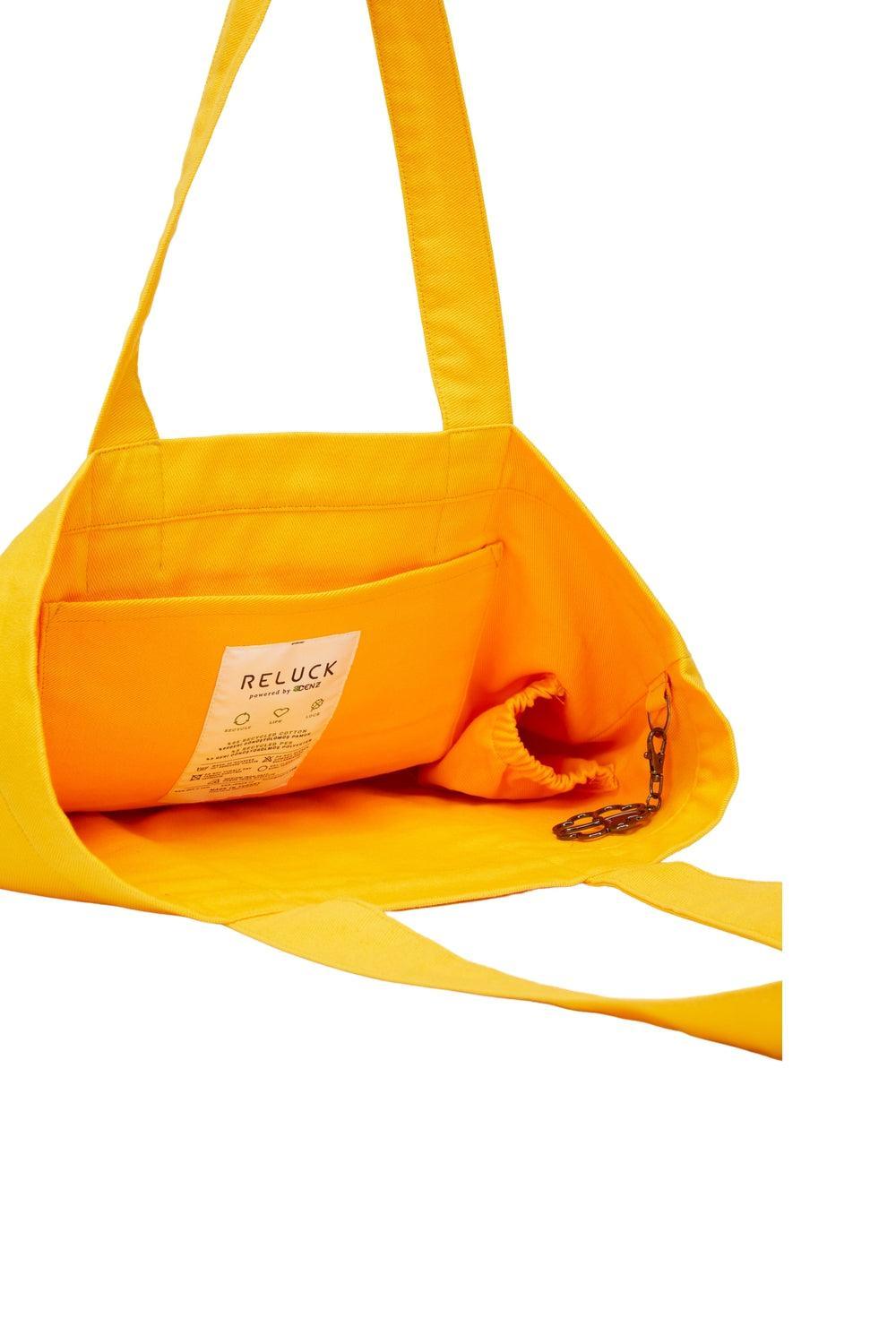 Reluck-%100 Recycled Daily Tote Bag-Bez Çanta-6-milagron.live