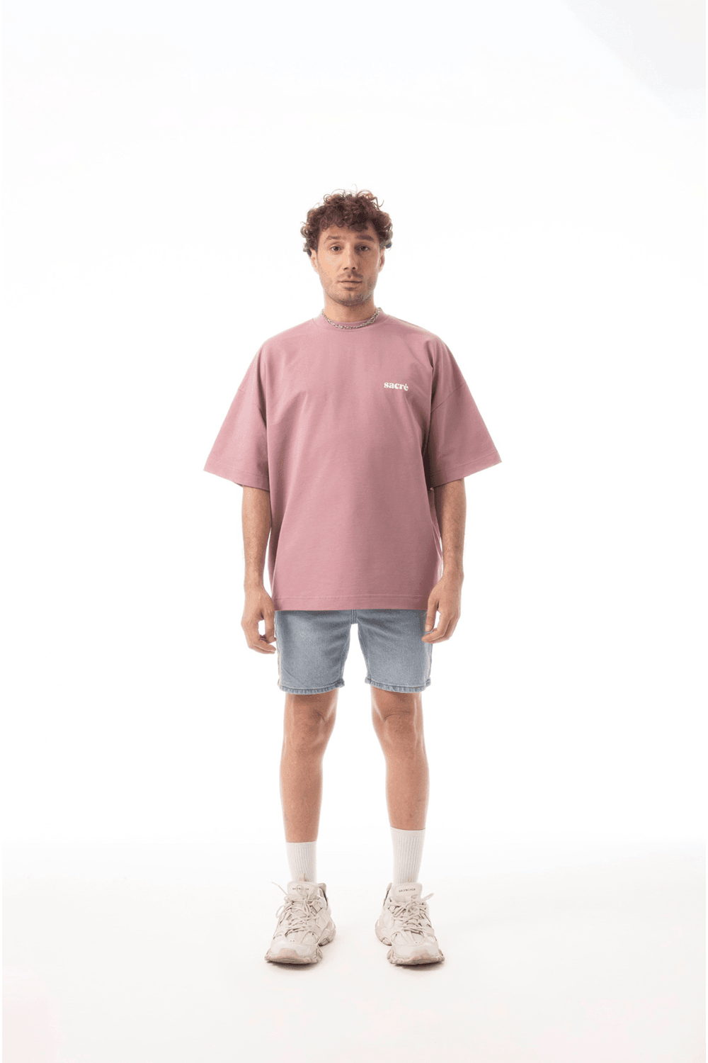 Sacré-Solid Purple Stone Tee-T-Shirts-1-milagron.live