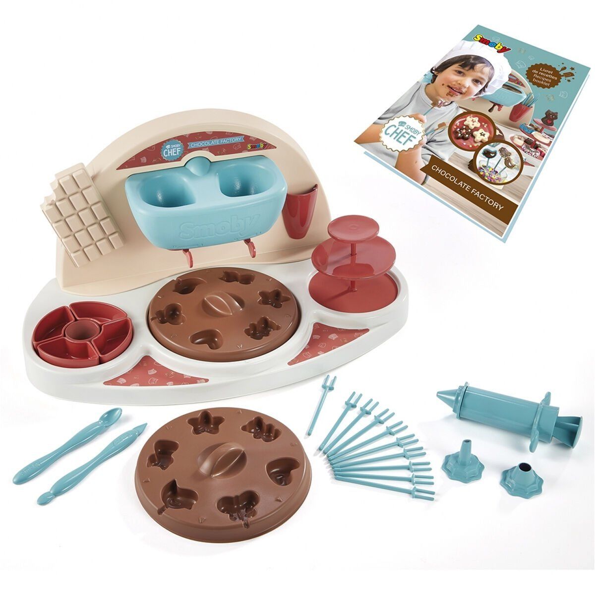 Smoby-Chef Çikolata Fabrikası Oyun Seti-Evcilik ve Mutfak Setleri-3-milagron.live
