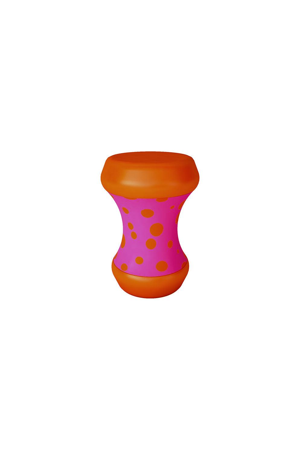 Sodd Design-Boom Bom Sehpa Pembe-Turuncu Puantiye-Sehpa-1-milagron.live