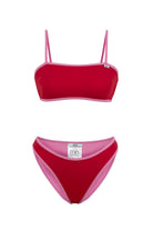 Everywhere Kırmızı Düz Bikini Takımı - 0