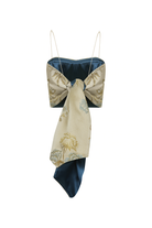 Limited Edition Apollonia - Altın Rengi Çiçekli Bluz - 6