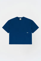 Kısa Kollu Baskılı Box Fit Mavi T-Shirt - 2