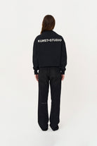 Siyah Oversize Sweatshirt - 4