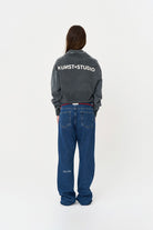 Yıkanmış Gri Oversize Sweatshirt - 4