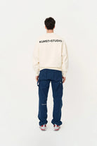 Ekru Oversize Sweatshirt - 6