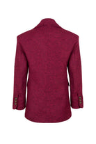 Yün Karışımlı Bordo Ceket - 3
