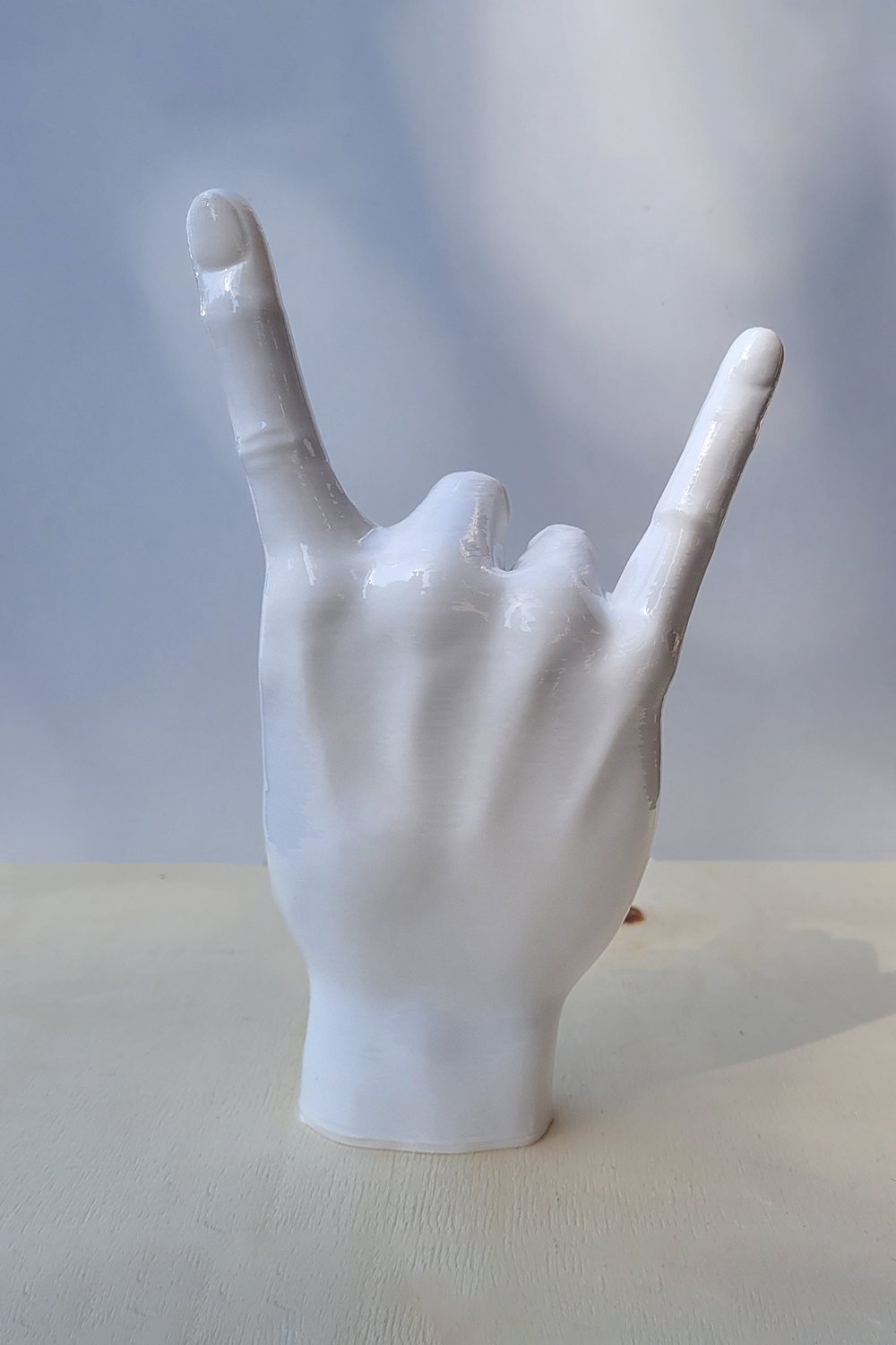 Rock El Figürü | Beyaz - 4