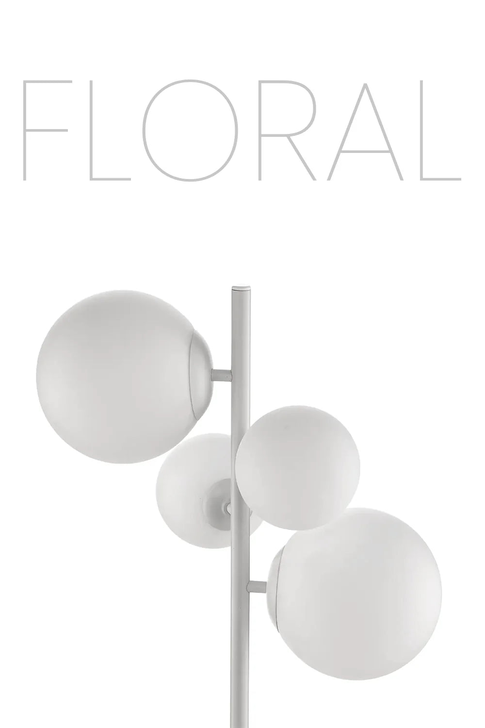 Floral Lambader - Beyaz - 3