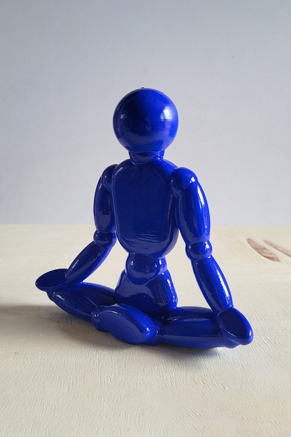 Yoga Lotus Pozu Figürü | Ultramarin - 4