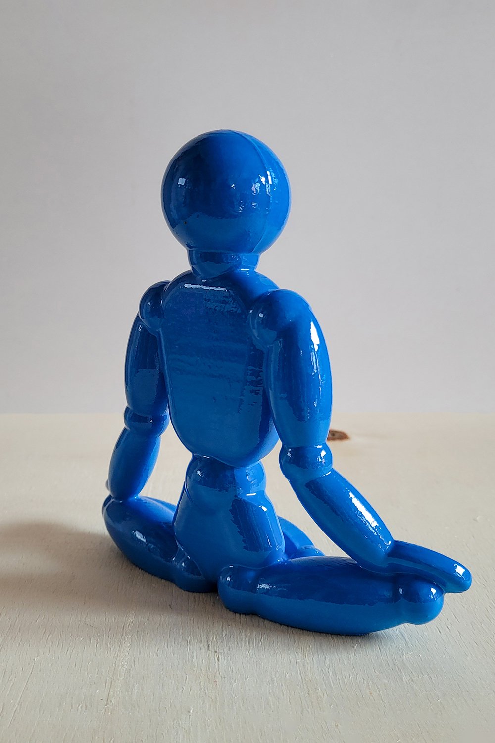 Yoga Lotus Pozu Model | Mavi - 6