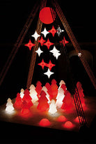 Lightree Kırmızı Işıklı Dekoratif Yılbaşı Ağacı (H 45cm) - 2