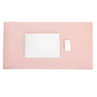 Still & Silent – Pink Gerçek Deri Desk Mat Macbook Altlığı - 3