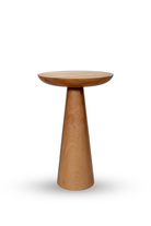 Tekli Zigon Mantar Sehpa Mushroom | Masif Ahşap Modern Yan Sehpa - 2