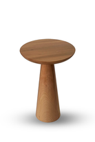 Tekli Zigon Mantar Sehpa Mushroom | Masif Ahşap Modern Yan Sehpa - 4