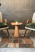 Tekli Zigon Mantar Sehpa Mushroom | Masif Ahşap Modern Yan Sehpa - 5