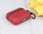 Aurel Hook Crimson Red Hakiki Deri Airpods Pro Kılıfı – Airpods Pro 1 & 2 Uyumlu - 1
