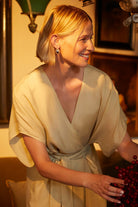 Venus Sabahlık Kimono - Krem - 12