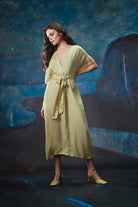 Venus Sabahlık Kimono - Krem - 1