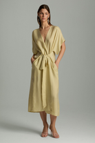 Venus Sabahlık Kimono - Krem - 2