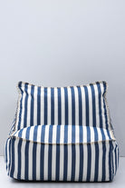 Modern Lacivert & Beyaz Doly Koltuk | Minimalist Ve Şık Lounger Tasarımı - 0