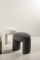 Macaron Gri Puf | Modern Ve Konforlu Oturma Minderi - 1
