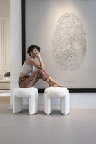 Macaron Gri Puf | Modern Ve Konforlu Oturma Minderi - 3