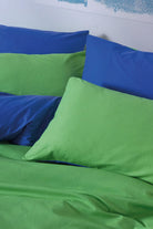 Popping Colors Tek Kişilik Lastikli Çarşaflı Nevresim Takımı Sage Yeşil Mavi - 3
