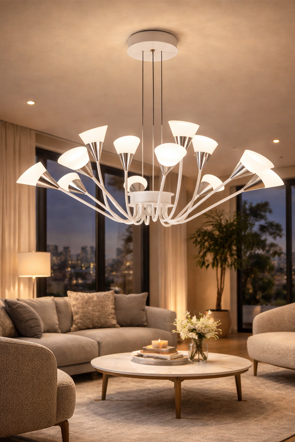Sarkit 12l Beyaz Ø86xh35 Cm Led 60w - 2