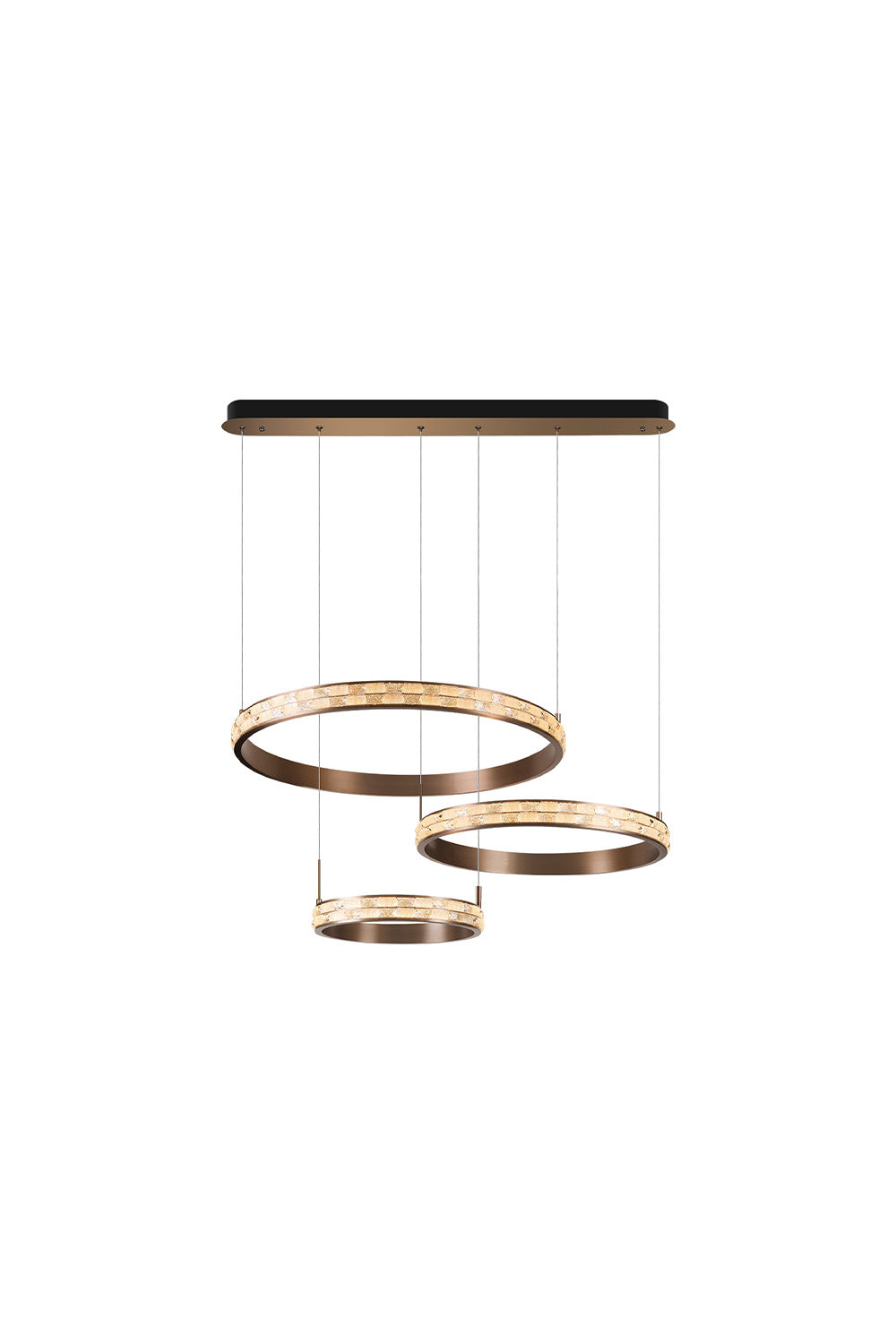 Sarkit 3l Bronz D80+60+40 Cm Led 240w - 0