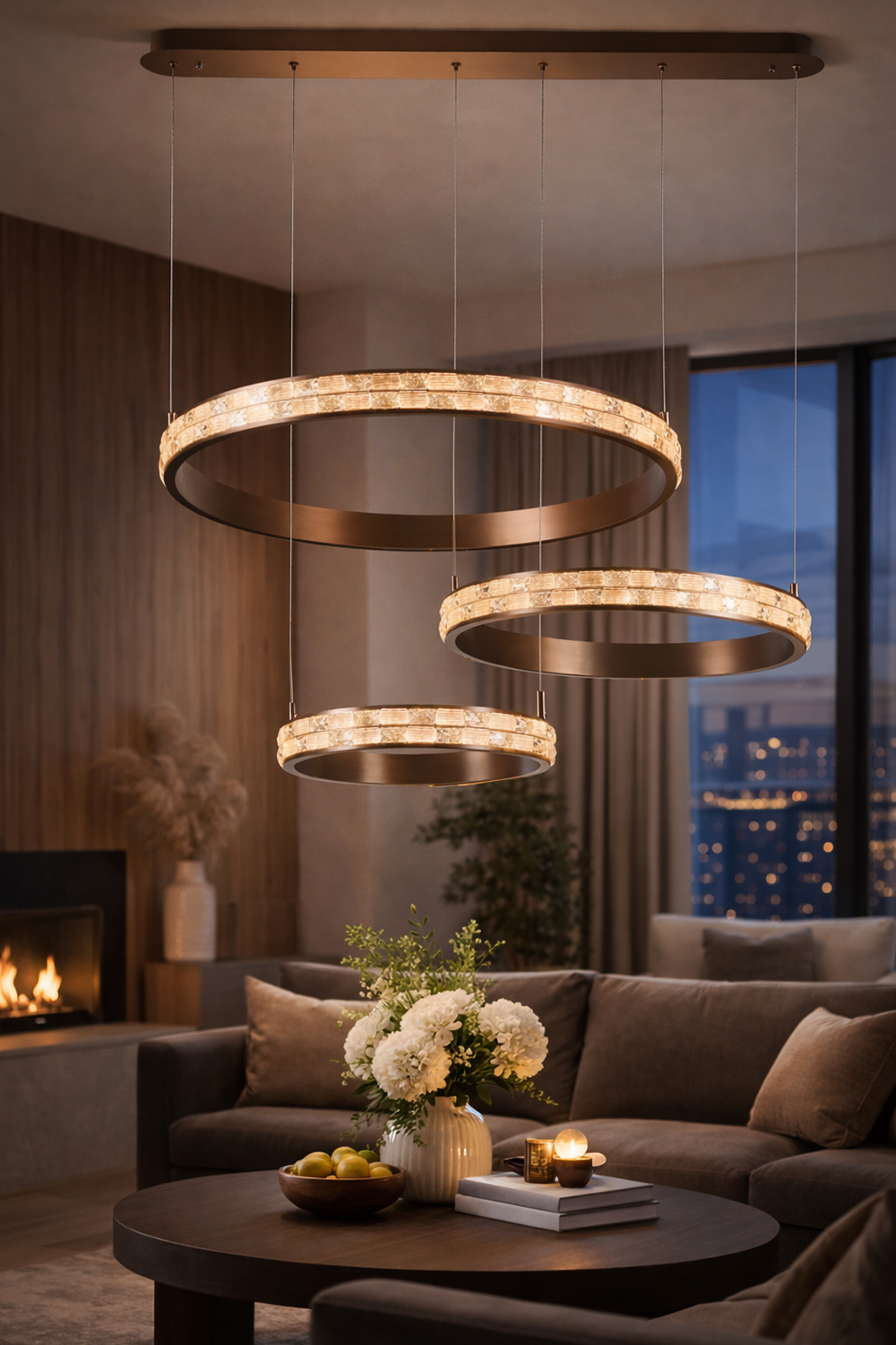 Sarkit 3l Bronz D80+60+40 Cm Led 240w - 2