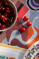 Delta Linen Abstract Printed Tablecloth Sunset - 1