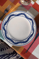 Iris Linen Geometric Printed Tablecloth - 0