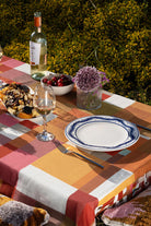 Iris Linen Geometric Printed Tablecloth - 1