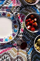Maren Linen Doodle Printed Tablecloth - 0