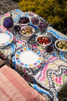 Maren Linen Doodle Printed Tablecloth - 1
