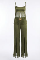Helia Saten İpek Pantolon - 3