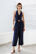Keten Navy Pantolon - 1