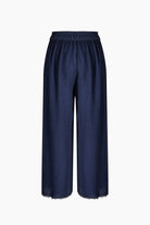 Keten Navy Pantolon - 4