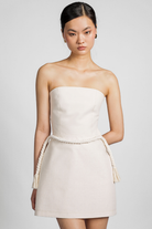 No22 Keten Mini Elbise - 1