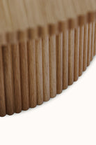 Fuga Ahşap Yuvarlak Sehpa 90 Cm - 1