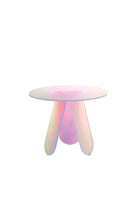 Shimmer Renkli Cam Sehpa ⌀65cm - 0