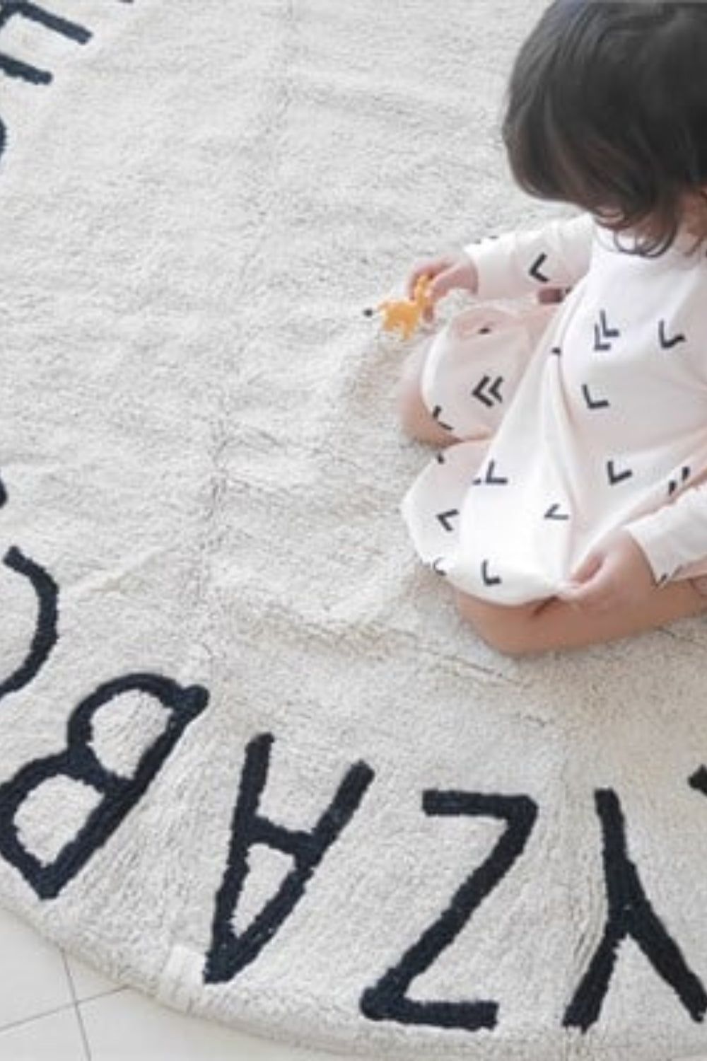 Round Abc Natural-Siyah - 5